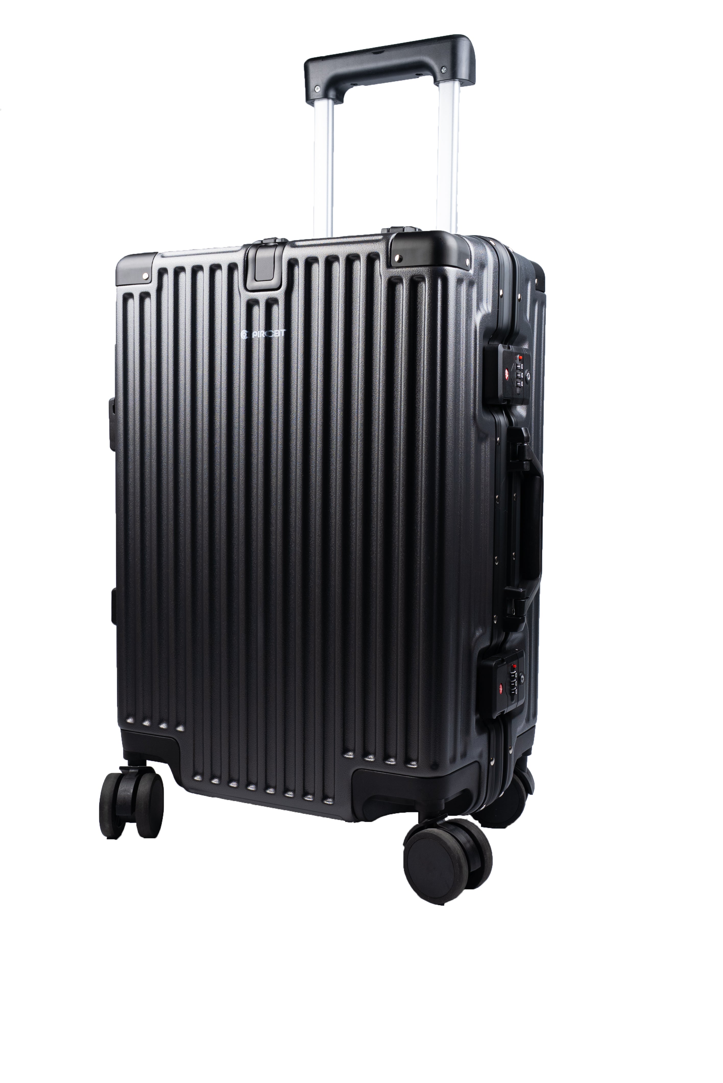 90 Percent 4 Wheels ABS Aluminum Frame 20 Inch Suitcase | Dark Gray 90 Percent 4 Wheels ABS Aluminum Frame 20 Inch Suitcase | Dark Gray